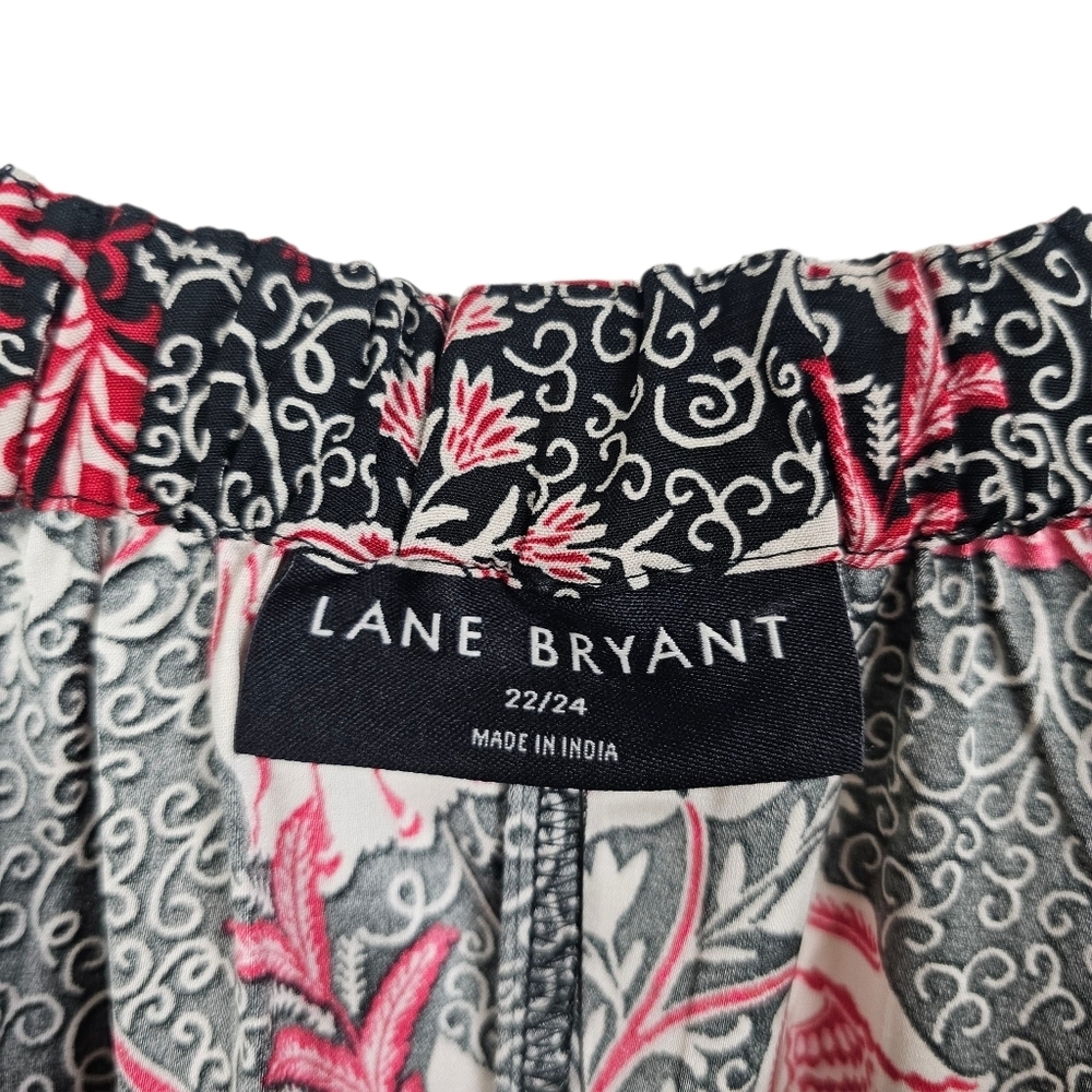 Lane Bryant #1137904 Gathered Ruffle V-Neck Popover Shirt NWT - Picture 7 of 12